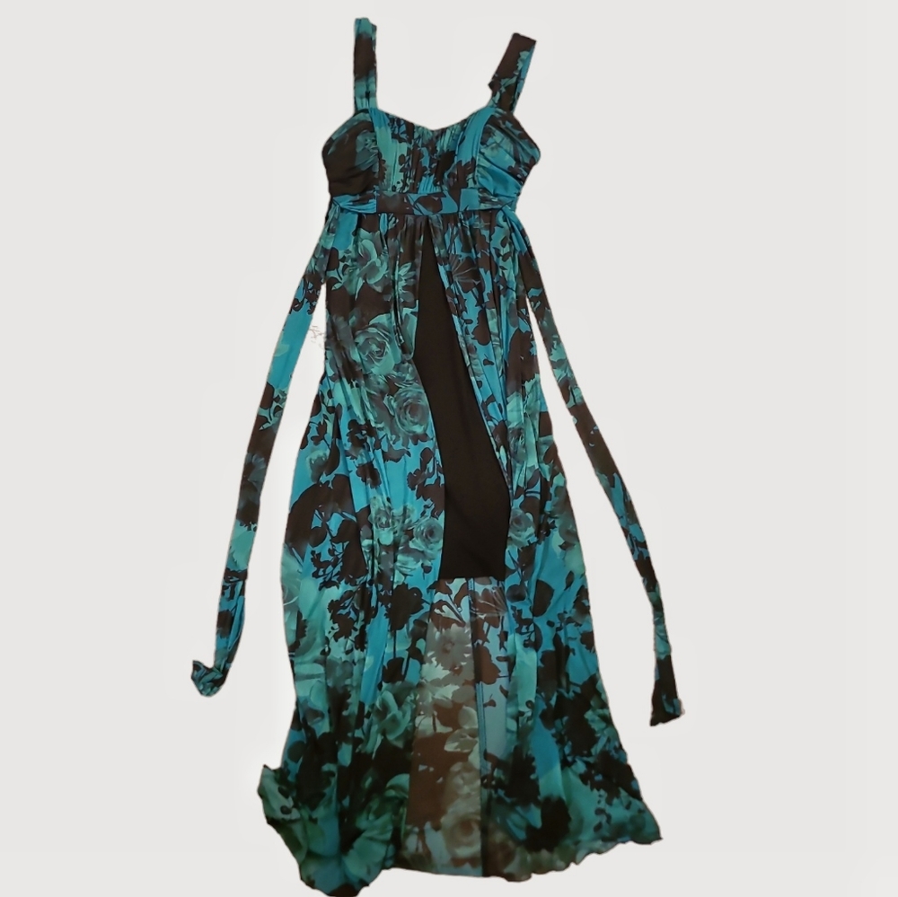 Connected Apparel Green Maxi Dress